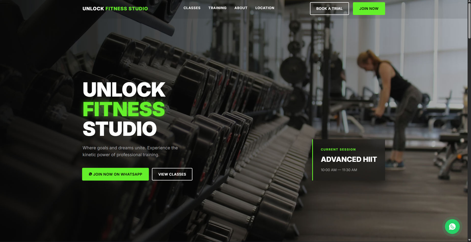 Unlock Fitness Digital Platform